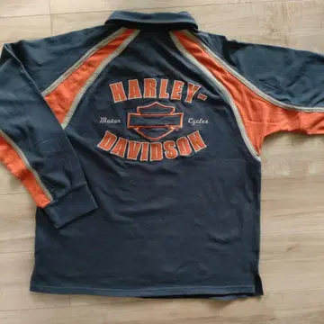 HARLEY-DAVIDSON 긴팔 피케 셔츠 1903 엠블럼 포함