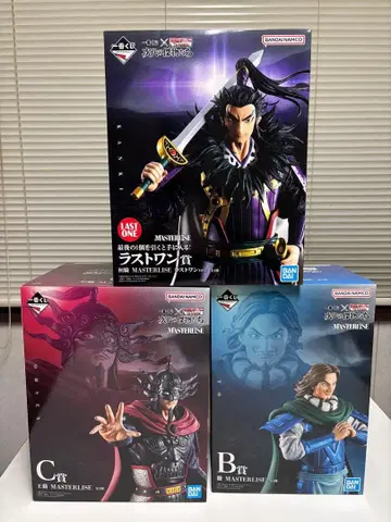 킹덤 제일복권 피규어 3개 세트 (B, C, 라스트 원)