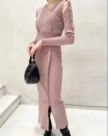 snidel 슬릿 니트 원피스