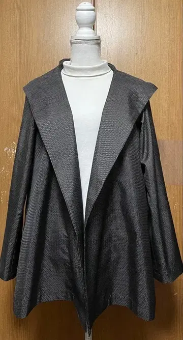 기모노 리메이크 오시마 후드 부착 자켓 L~LL 사이즈