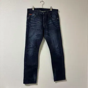 Lee Cooper 스트레이트 데님 다크 블루