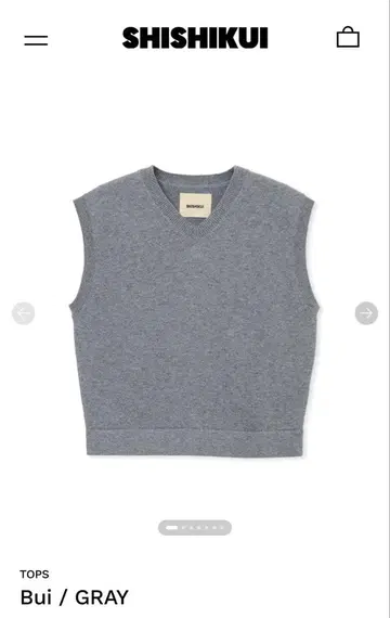 새상품 SHISHIKUI Bui / GRAY
