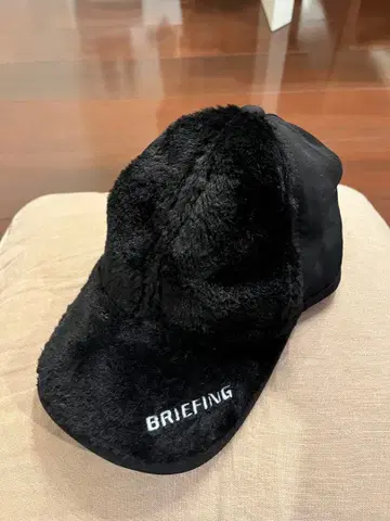 BRIEFING 플리스 캡 블랙