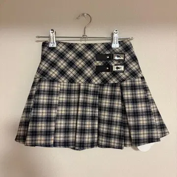 랜디 벨티드 프레피 스커트