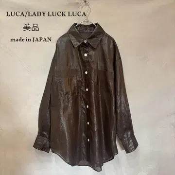 새상품급 LUCA/LADY LUCK LUCA 시어 CPO 셔츠 브라운