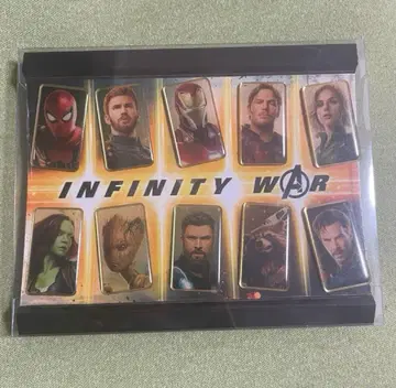 어벤져스 인피니티 워 캐릭터 핀 배지 세트