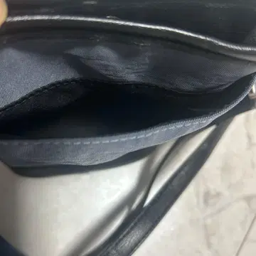 블랙 숄더백 합성 피혁