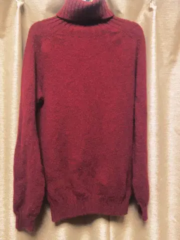 할리 버건디 터틀넥 36