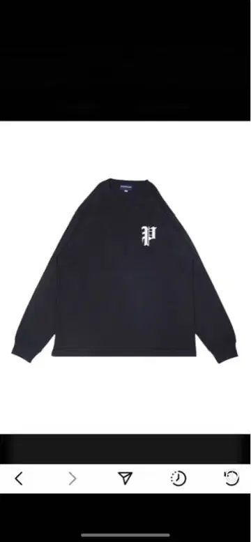 phatrnk P 로고 긴팔 티셔츠 4 M