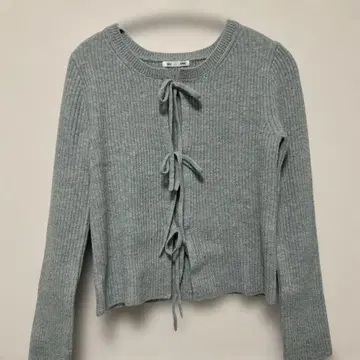 GU 그레이 리본 포함 가디건 S