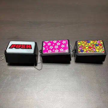 캡슐 토이 PUSH 로고 벚꽃 후르츠 디자인