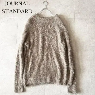 새상품급 저널 스탠다드 샤기 니트 프리 그레이지 모헤어