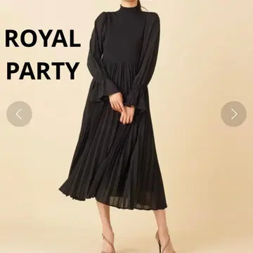 ROYAL PARTY 로얄 파티 이소재 도킹 플리츠 원피스
