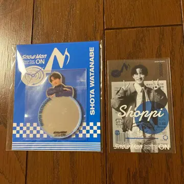 Snow Man 와타나베 쇼타 ON 미러 클리어 스티커