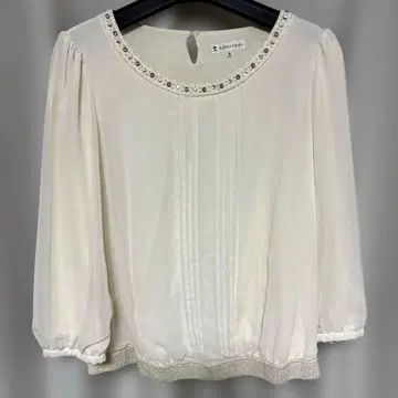 쿠미쿄쿠 쉬폰 블라우스 사이즈 6