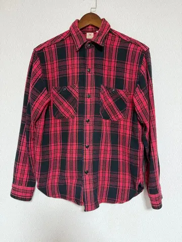 SUGARCANE 플란넬 셔츠 S 사이즈