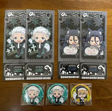 윈드브레이커 블랙 할로윈 캔뱃지 티켓풍 카드