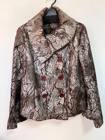 크랙 폴리 플리스 자켓