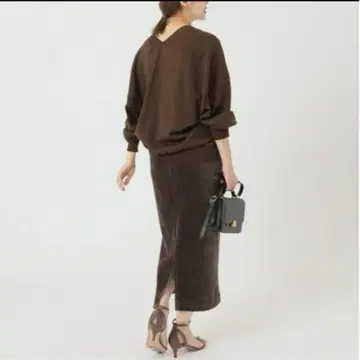 새상품 IENA 코듀로이 저리 스커트