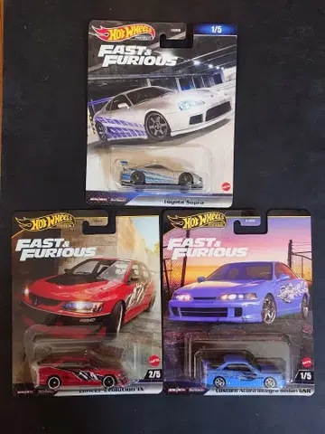 핫휠 와일드 스피드 3대 세트