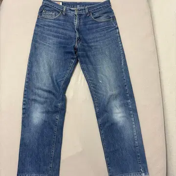 BIG JOHN 블루 데님 스트레이트 데님