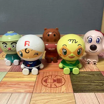 호빵맨 커다란 마스코트 피규어 5개 세트