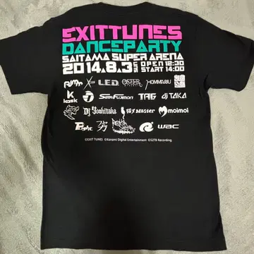 EXIT TUNES DANCE PARTY 티셔츠 S 사이즈
