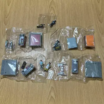 미니어처 포장마차 피규어 4개 세트