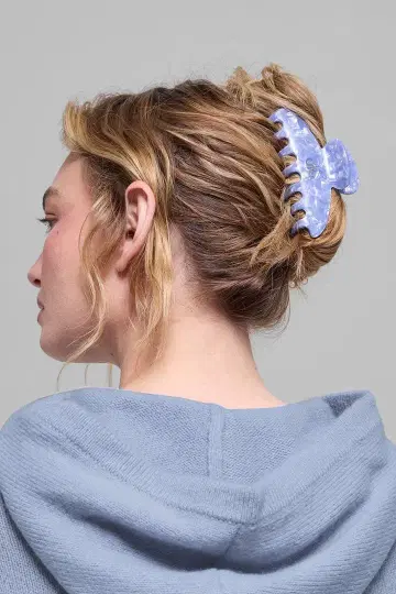 [ 새상품 ] alo yoga 헤어 클립 아로요가 헤어 액세서리 블루