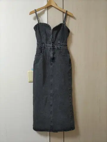 새상품급 내추럴 뷰티 베이직 데님 원피스