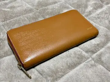 장지갑 폴스미스 멀티 스트라이프 엣지 라운드 지퍼 브라운