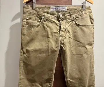 야부코엔 스트레치 팬츠 카키 32