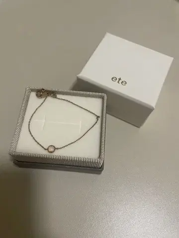 ete 심플 골드 팔찌