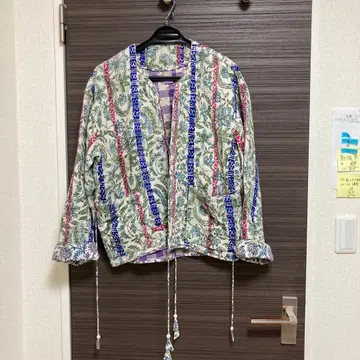 [ 하나뿐인 ] 칸타 퀼트 인도산 자켓 자수 리버서블도 가능