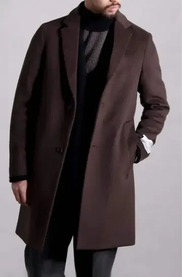 EDIFICE 브라운 체스터 코트
