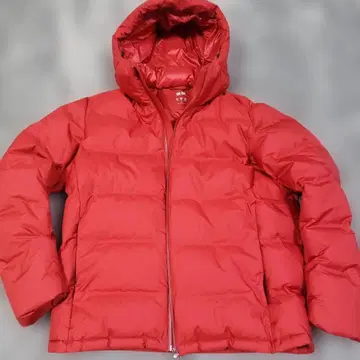 유니클로 심리스 다운 XL 거의 미사용 빨간색 레어 XL