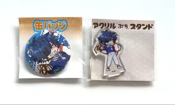 전국BASARA 학원BASARA 다테 마사무네 캔뱃지 아크릴 스탠드 세트