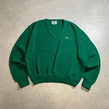 IZOD LACOSTE 아크릴 니트 V넥 스웨터 라코스테