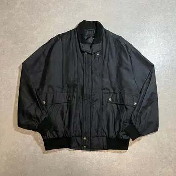 00s 아카이브 블루종 자켓 블랙 블랙 아카이브 y2k