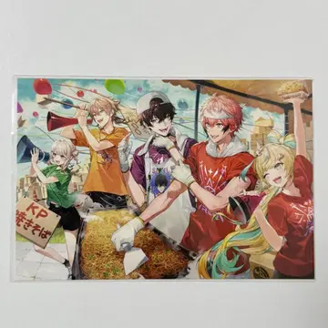 니지산지 엽서 맛있다! 야키소바 포장마차