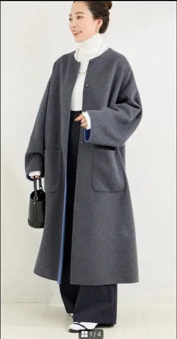 s120 블렌드 리버서블 코트 택 포함