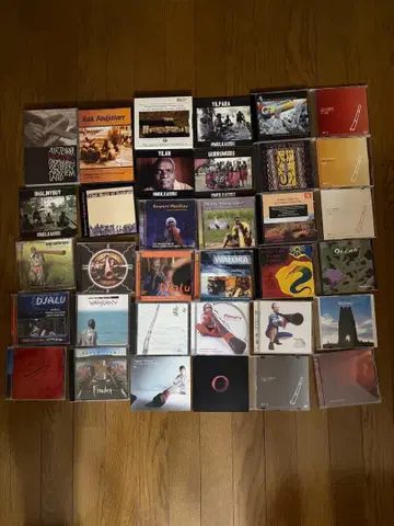 약 50장의 서양 POP CD 컬렉션