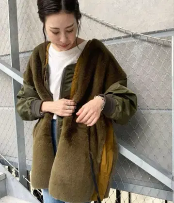 etsint 퍼 절개 자켓