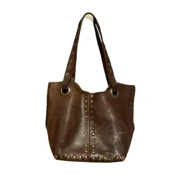 ZARA 핸드백 가죽 스터드