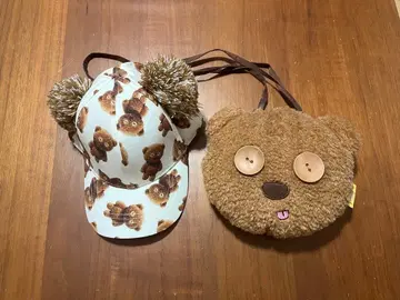 USJ 유니버셜 팀 모자와 숄더백 세트