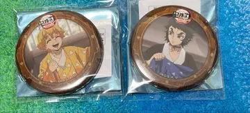 귀멸의 칼날 무한성편 콜라보레이션 카페 랜덤 캔뱃지 젠이츠 카이가쿠