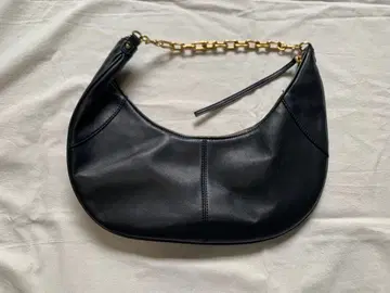 새상품급! ZARA 숄더백 초승달 골드 체인