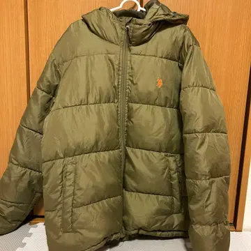 U.S. POLO ASSN. 후드 부착 다운 자켓 L 사이즈