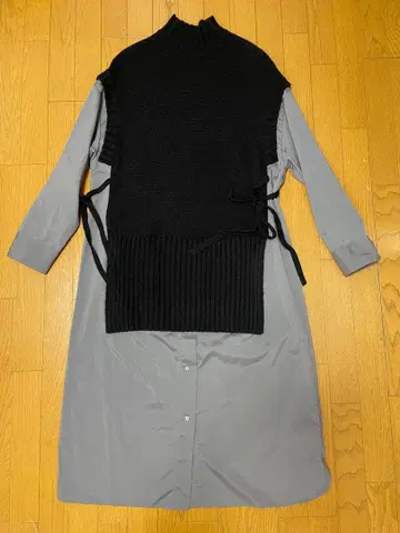 ROSE BUD 로즈버드 니트 도킹 원피스