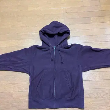 GU 붉은색 풀 지퍼 후디 M 사이즈